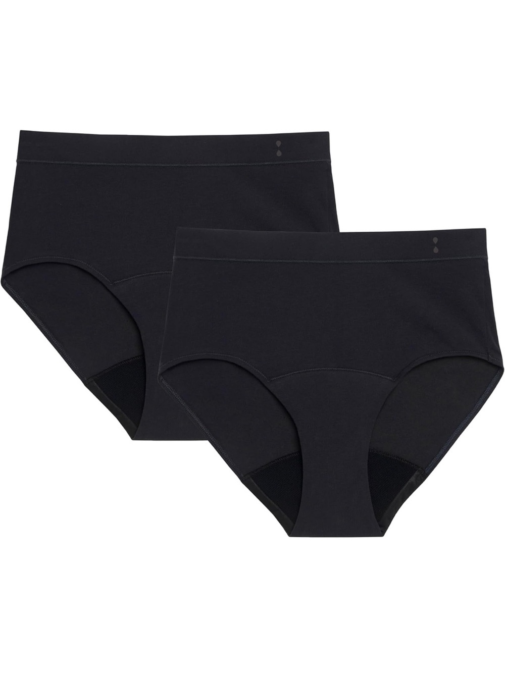 NWT 2 pair Thinx for All  Black Briefs 2X Leakproof Period Underwear